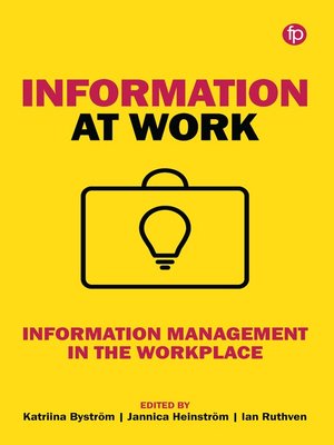 cover image of Information at Work